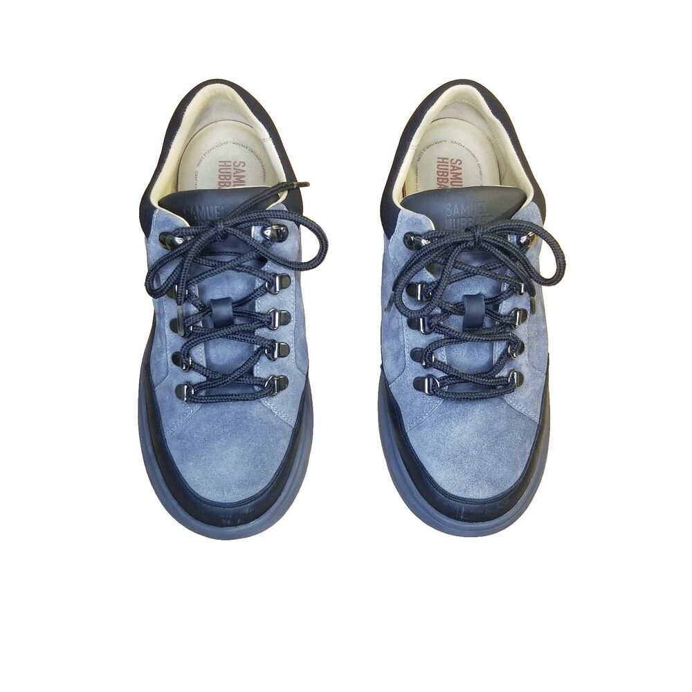 Samuel Hubbard Performance Walker Men's 8 Gray Suede Leather Shoes Sneaker M4810